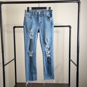 Women's light denim jean Eunina Highrise Skinny Cigarette Size 3/26